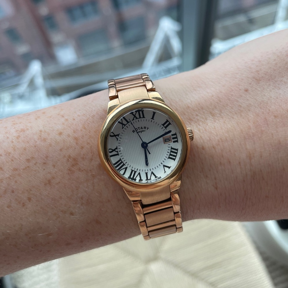 Rotary Rose Gold Watch